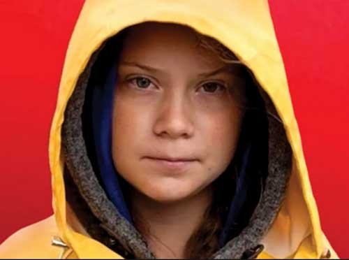 pix of Greta Thunberg