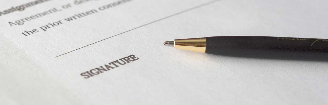 closeup of pen and paper