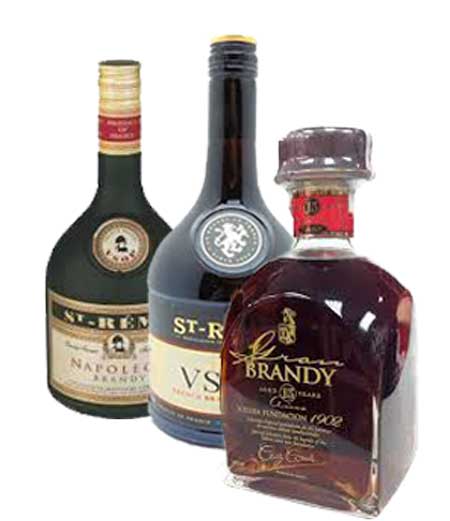 brandy bottles