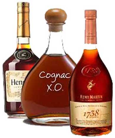 cognac bottles