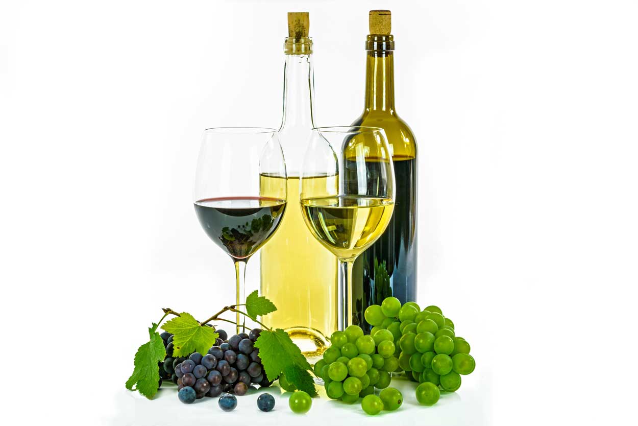 glass and bottles of Wine-Tasting-Course-Every-Class
