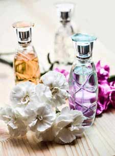 3 perfumes bottles