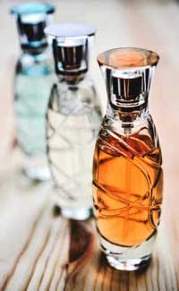 3 perfumes bottles