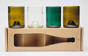 Recycled Wine Bottle Glass Cups
