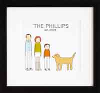 Personalized Family Hobby Art