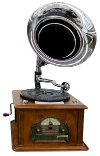 antique record player