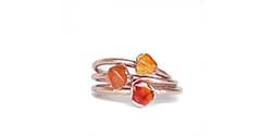 Agate or Carnelian Ring