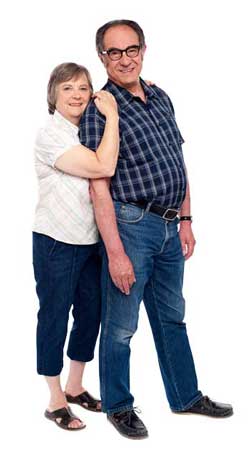 male and female grandparents