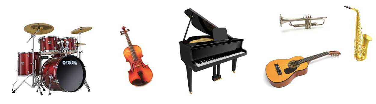 collage of pictures of instruments