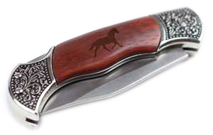 Old Fashioned Wood Pocket Knife
