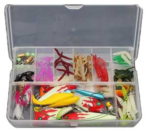 100 Fishing Lures & Spinners