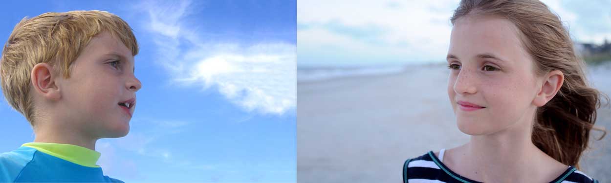 2 young tweens boy and girl